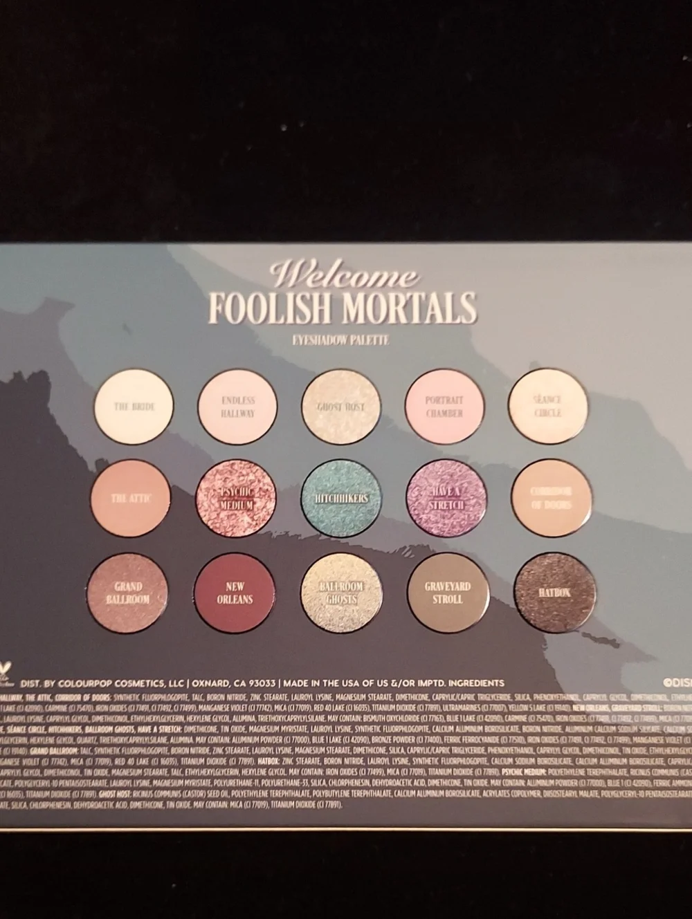 Disney Haunted Mansion Holographic Palette -Free Shadow